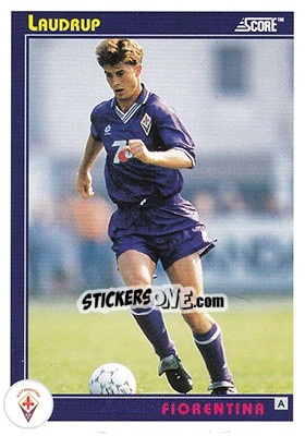 Sticker Laudrup - Italian League 1993 n. 99 - Score