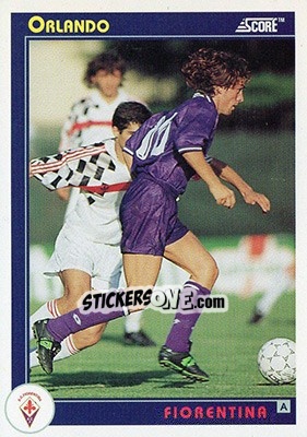 Figurina Orlando - Italian League 1993 n. 101 - Score