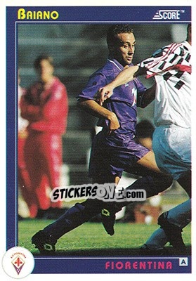 Sticker Baiano - Italian League 1993 - Score