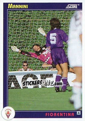 Sticker Manninni - Italian League 1993 - Score