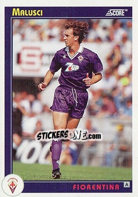 Sticker Malusci - Italian League 1993 - Score