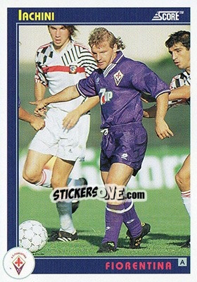 Sticker Iachini - Italian League 1993 n. 106 - Score