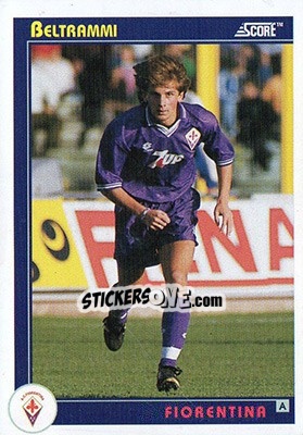 Sticker Beltrammi - Italian League 1993 n. 107 - Score