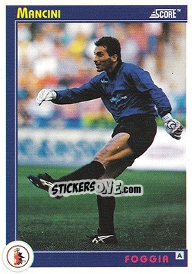 Sticker Mancini - Italian League 1993 n. 110 - Score