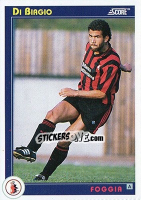 Figurina Di Biagio - Italian League 1993 - Score