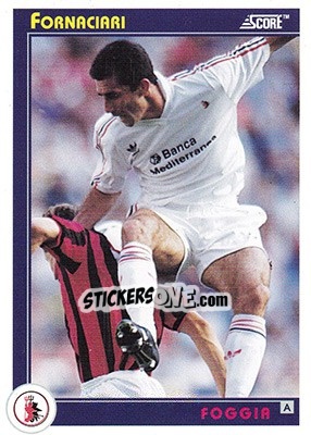 Sticker Fornaciari - Italian League 1993 - Score