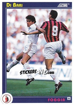 Sticker Di Bari - Italian League 1993 n. 115 - Score