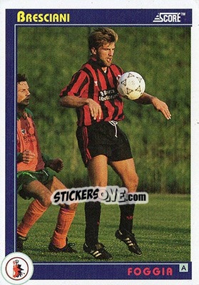 Figurina Bresciani - Italian League 1993 - Score