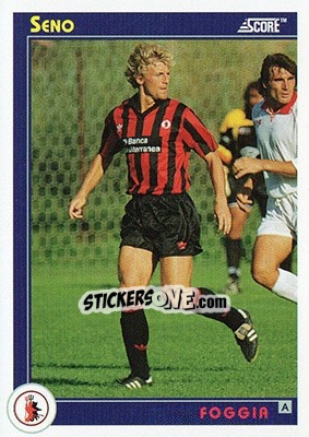 Sticker Seno - Italian League 1993 n. 117 - Score