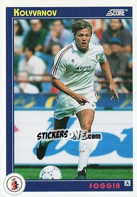 Cromo Kolyvanov - Italian League 1993 n. 118 - Score