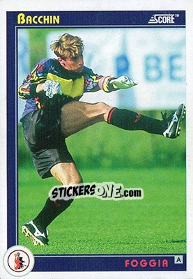 Figurina Bacchin - Italian League 1993 - Score
