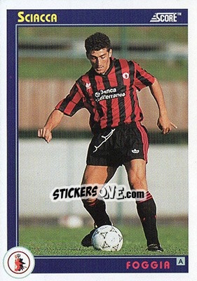 Sticker Sciacca - Italian League 1993 - Score