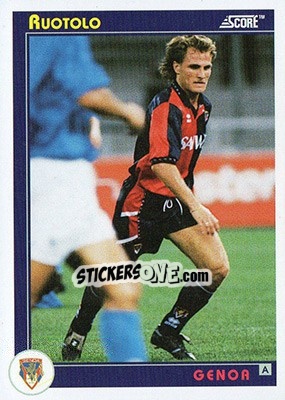 Sticker Ruotolo - Italian League 1993 - Score