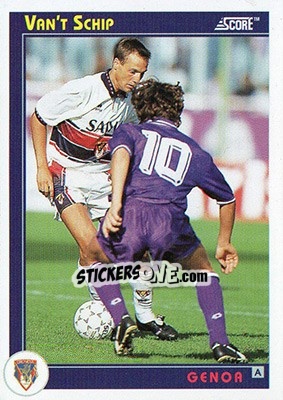 Sticker Schip - Italian League 1993 - Score