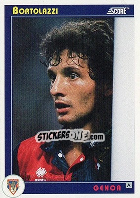 Sticker Bortolazzi - Italian League 1993 - Score