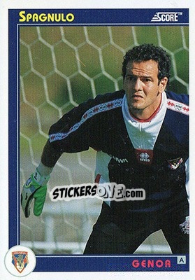 Sticker Spagnulo - Italian League 1993 n. 139 - Score