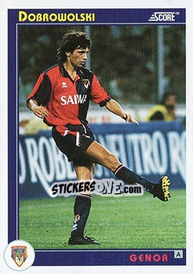 Sticker Dobrowolski - Italian League 1993 - Score