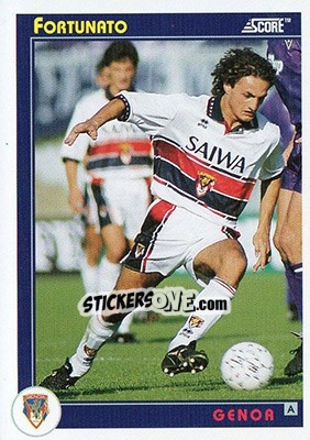 Sticker Fortunato - Italian League 1993 n. 143 - Score
