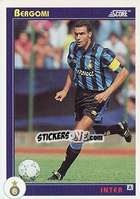 Sticker Bergomi - Italian League 1993 n. 147 - Score
