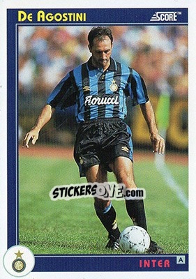 Sticker De Agostini - Italian League 1993 n. 148 - Score