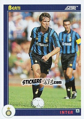 Cromo Berti - Italian League 1993 - Score