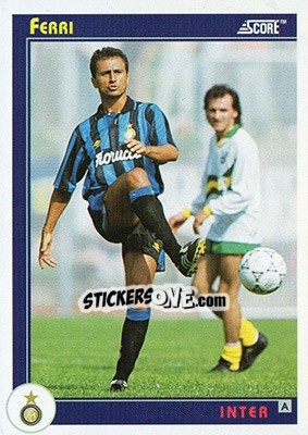 Sticker Ferri - Italian League 1993 n. 150 - Score