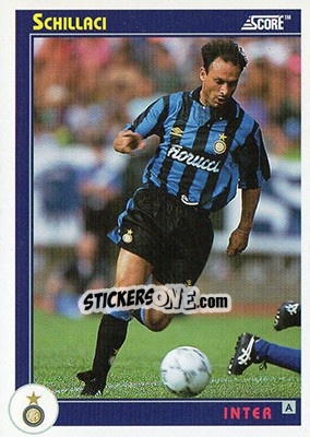 Sticker Schillaci - Italian League 1993 n. 154 - Score