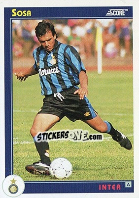 Figurina Sosa - Italian League 1993 - Score