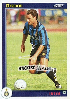 Figurina Desideri - Italian League 1993 - Score