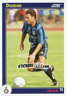 Sticker Desideri - Italian League 1993 n. 159 - Score