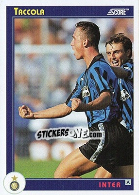 Cromo Taccola - Italian League 1993 - Score