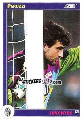 Sticker Peruzzi - Italian League 1993 n. 164 - Score