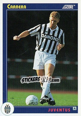 Cromo Carrera - Italian League 1993 - Score