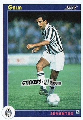 Sticker Galia - Italian League 1993 - Score