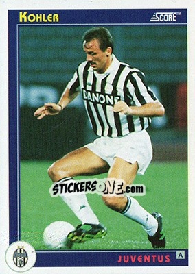 Cromo Kohler - Italian League 1993 n. 168 - Score