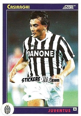 Figurina Casiraghi - Italian League 1993 - Score