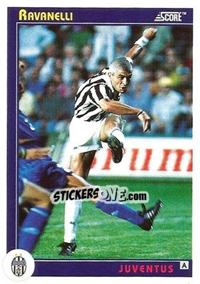Sticker Ravanelli - Italian League 1993 - Score
