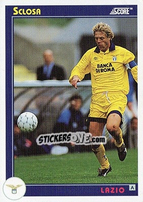 Sticker Sclosa - Italian League 1993 n. 185 - Score