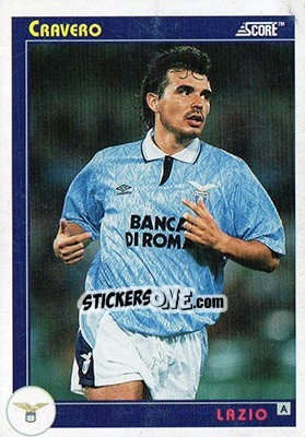 Sticker Cravero - Italian League 1993 n. 187 - Score