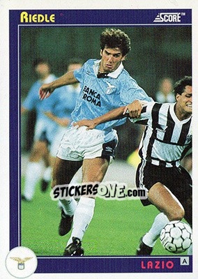 Sticker Riedle - Italian League 1993 - Score