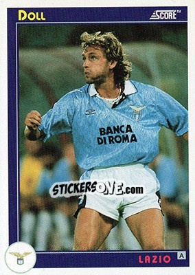 Sticker Doll - Italian League 1993 n. 191 - Score