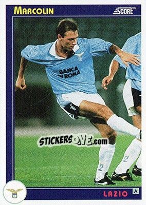 Sticker Marcolin - Italian League 1993 n. 196 - Score