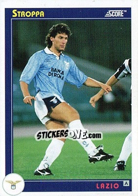 Sticker Stroppa - Italian League 1993 n. 197 - Score