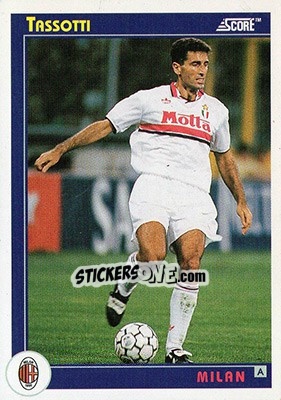 Sticker Tassotti - Italian League 1993 n. 201 - Score