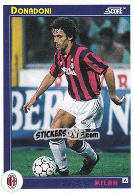 Sticker Donadoni - Italian League 1993 n. 203 - Score