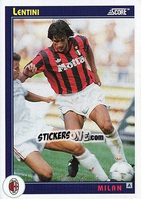 Sticker Lentini - Italian League 1993 - Score