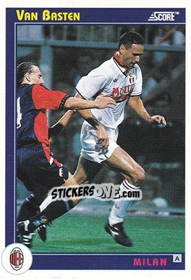 Sticker Van Basten - Italian League 1993 - Score