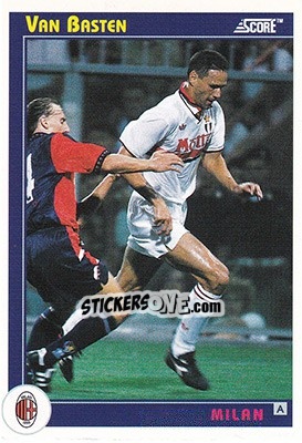 Sticker Van Basten - Italian League 1993 n. 208 - Score
