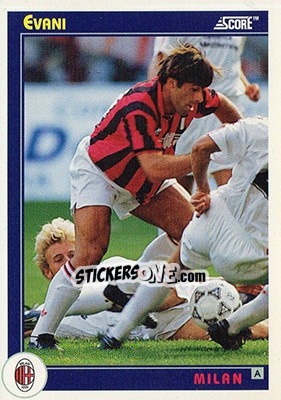 Cromo Evani - Italian League 1993 - Score