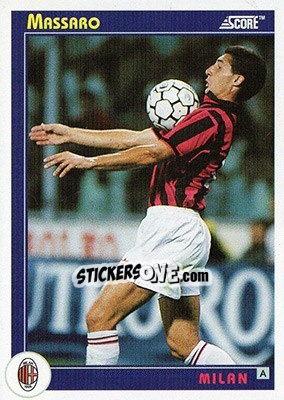 Figurina Massaro - Italian League 1993 - Score